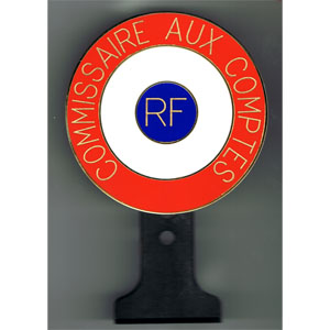 COCARDE TRICOLORE TEXTE PERSONNALISE - fixation tableau de bord 2