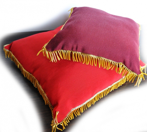 COUSSIN DE CEREMONIE 30X30CM TISSU OTTOMAN 7