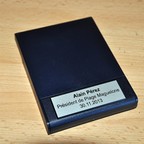 plaquette gravée personnalisée 5
