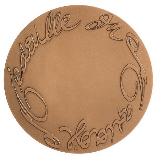 MEDAILLE DU MARIAGE bronze - C. LACROIX 72mm 2