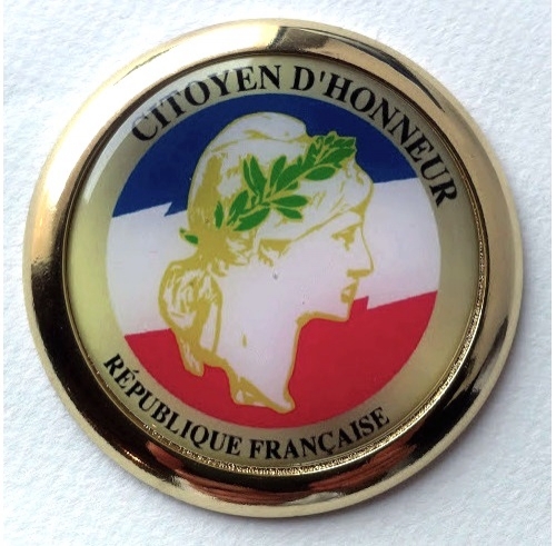 MEDAILLE DE CITOYEN D HONNEUR 70mm 3