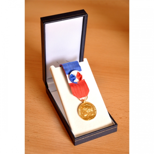 MEDAILLE DU TRAVAIL 30 ANS - qualité bronze doré. 2