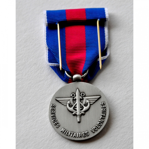 MEDAILLE SVM SERVICES MILITAIRES VOLONTAIRES argent 2